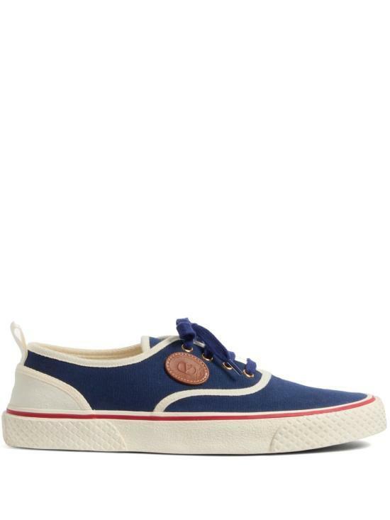 VALENTINO Nozok Canvas Fabric Low-Top Sneakers