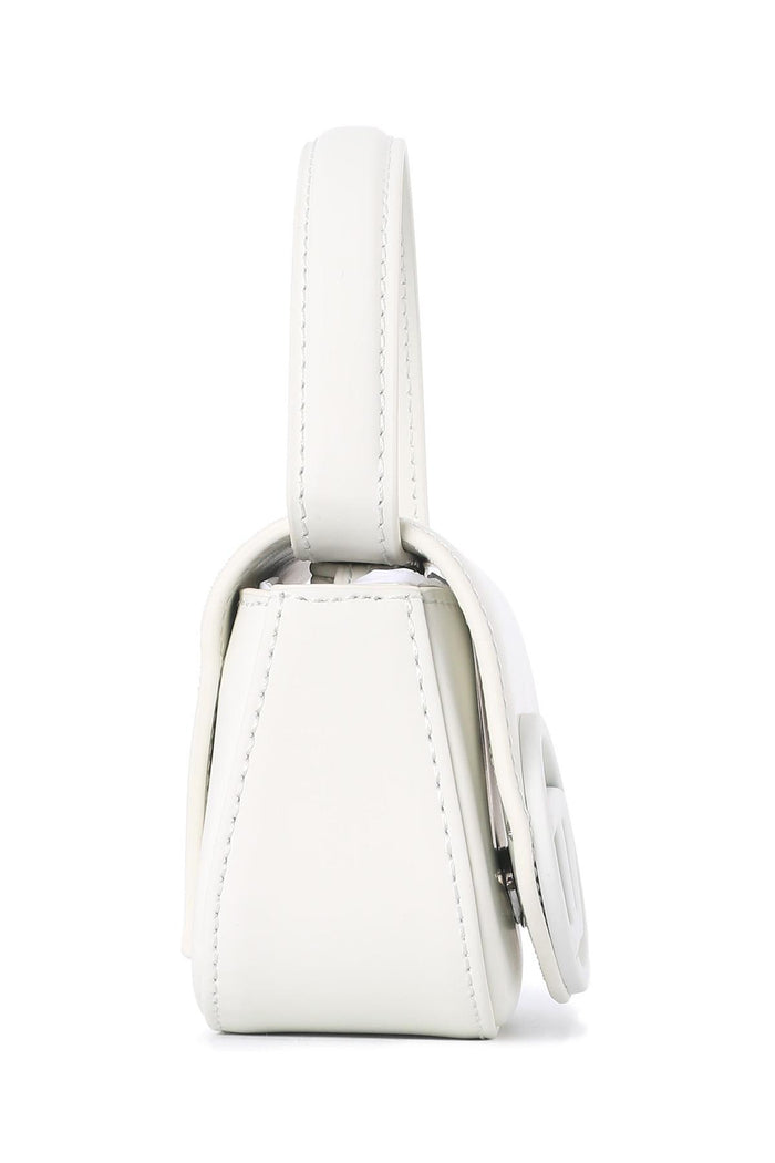 DIESEL 1DR XS Chain Strap Crossbody Bag White