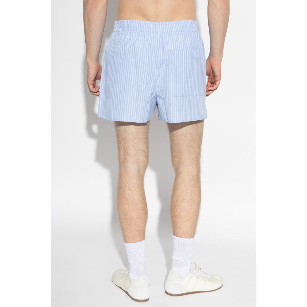 AMI Unisex Striped Shorts
