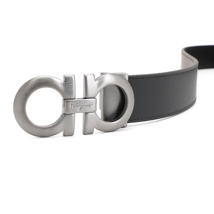 Ferragamo Gancini Men's Reversible Leather Belt 0170464231