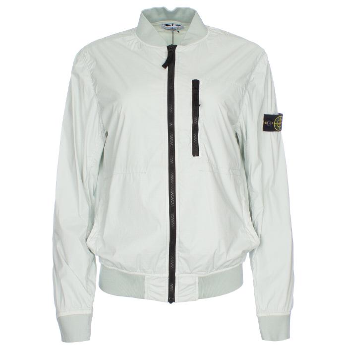 STONE ISLAND Women’s Bomber Jacket with Logo Patch Navy