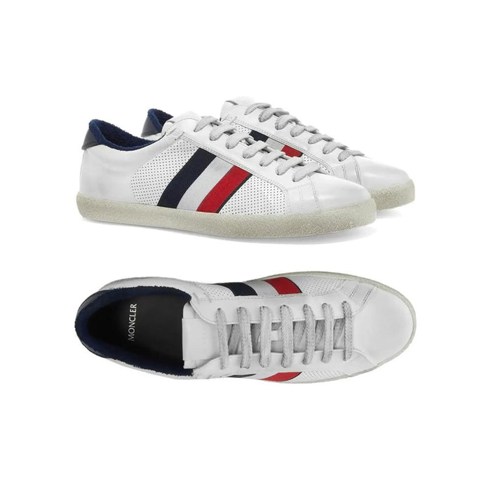 Moncler Vintage White RYEGRASS Low-Top Sneakers for Men