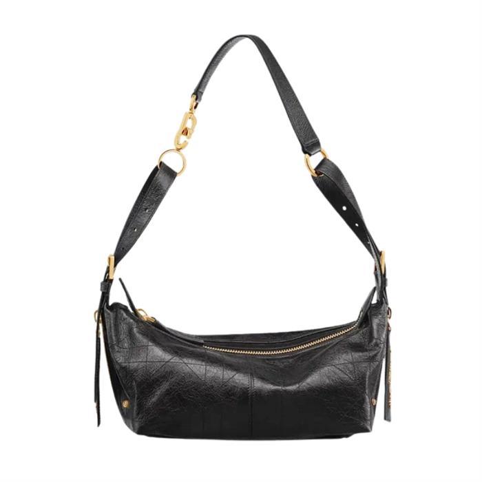 DIOR DJourney Small Shoulder Bag Black Leather M2416UNUO M900