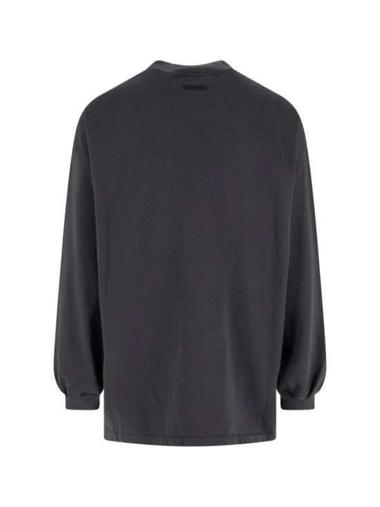 Fear of God Faded Black Long Sleeve Sweatshirt