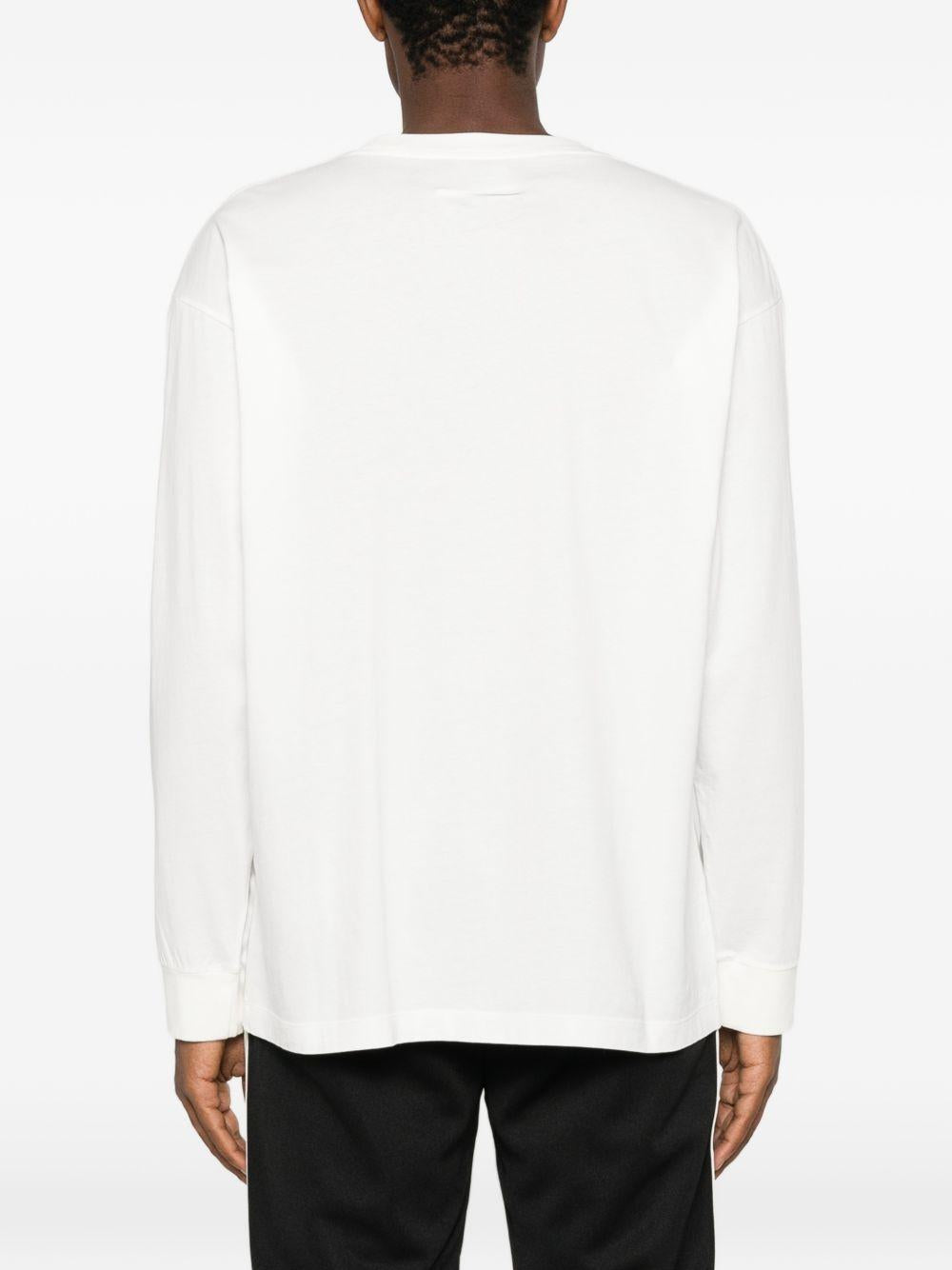 Maison Margiela White Cotton Long Sleeve Shirt
