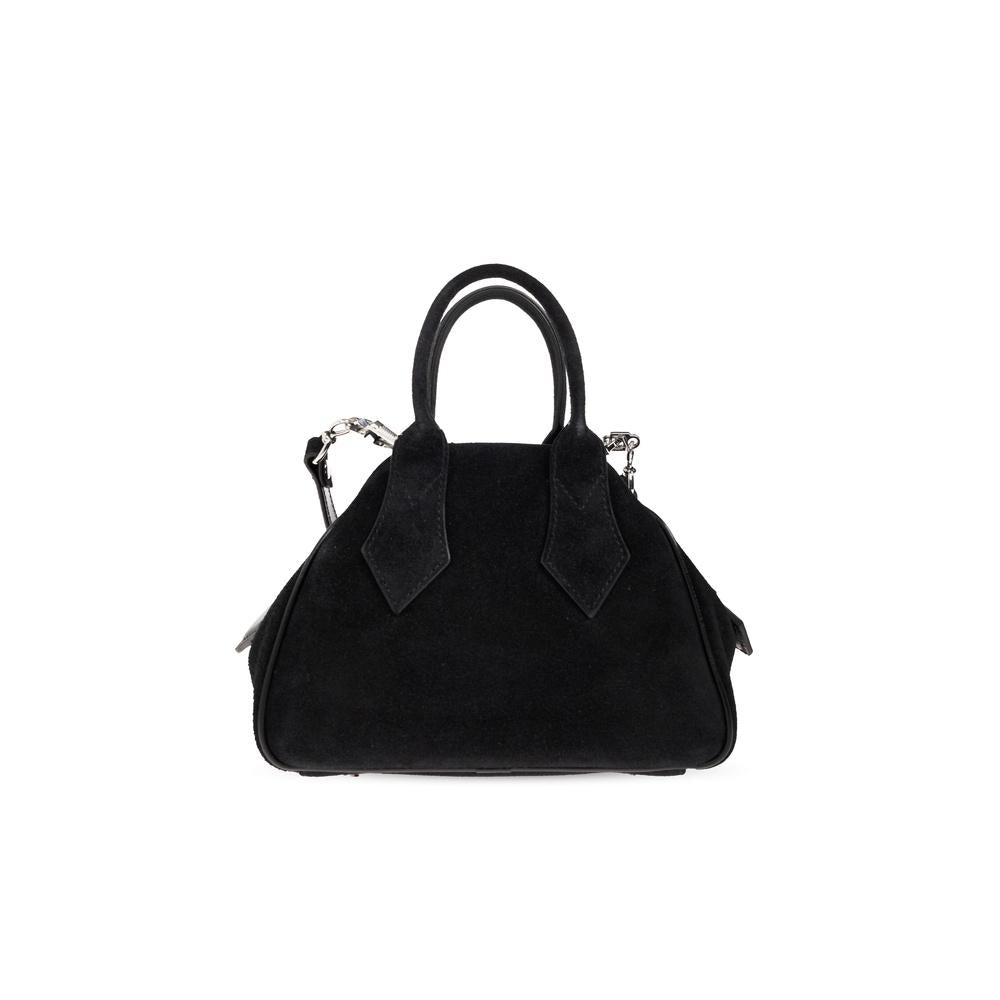 Vivienne Westwood Yasmin Small Tote Bag Black Leather Tote