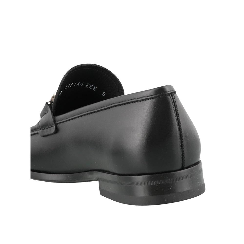 Ferragamo Chris Black Men’s Leather Loafers A881 686084