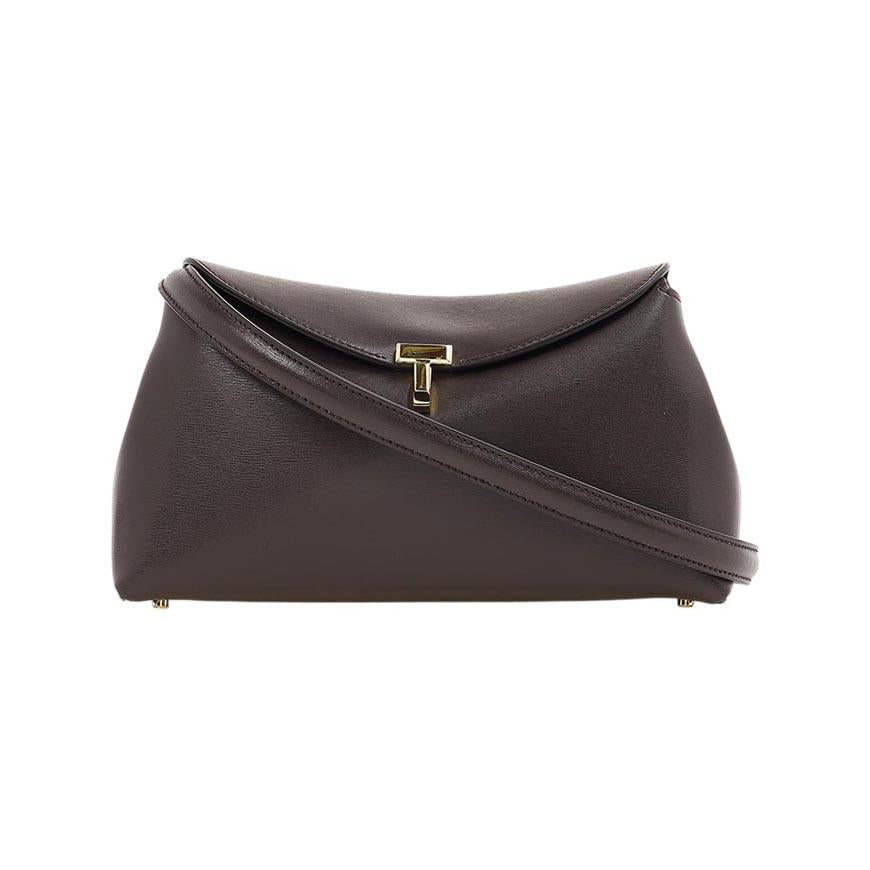 Toteme T-Lock Leather Clutch for Women 244WAL950LE0025 213
