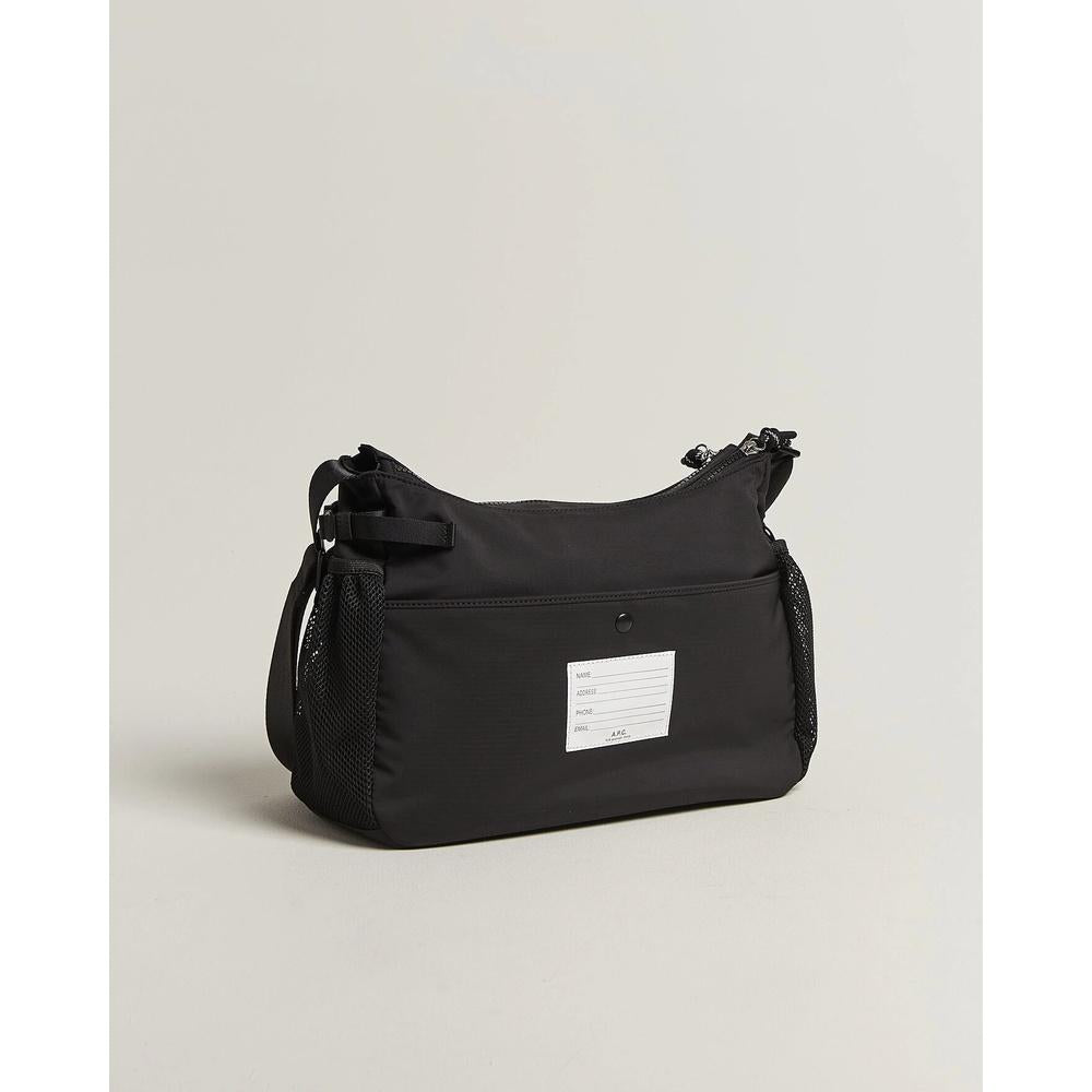A.P.C. Trek Crossbody Bag Black Nylon Unisex