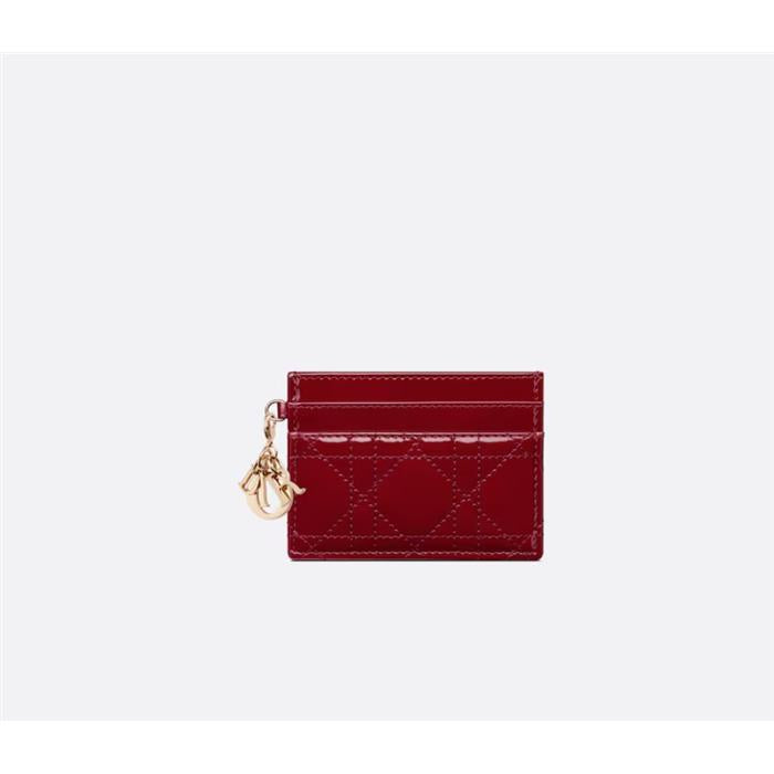 DIOR Lady Dior Freesia Card Holder Wallet S0974OVRB