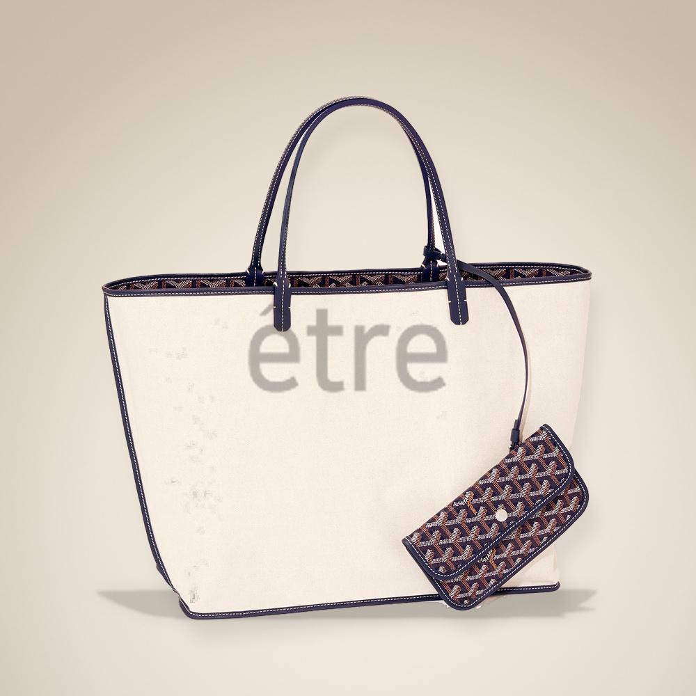 GOYARD Saint Louis GM Navy Tote Bag for Women