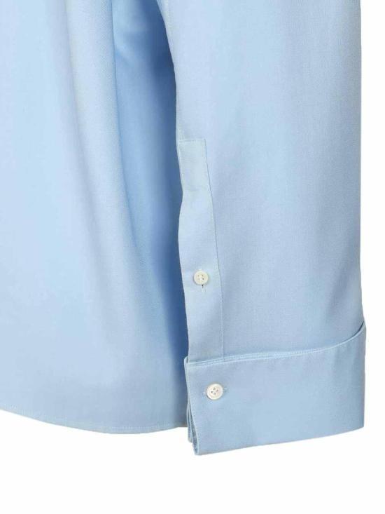 LOEWE Blue Cotton Button-Up Shirt S359 Y05XF7 5100