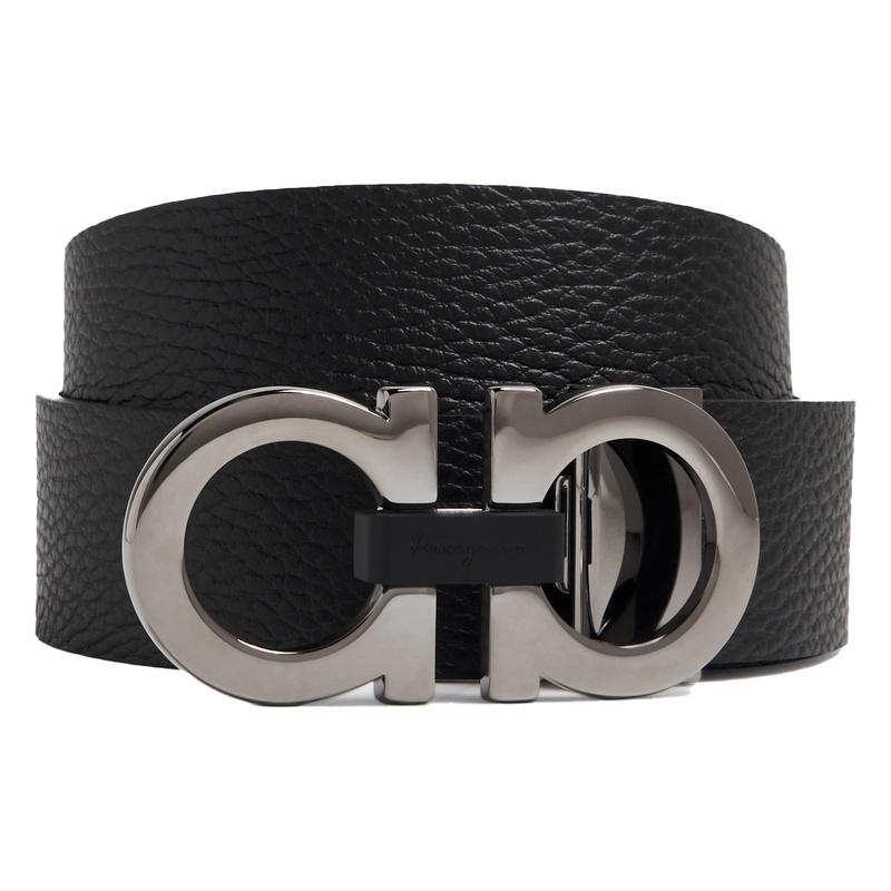Ferragamo Gancini Reversible Leather Men’s Belt
