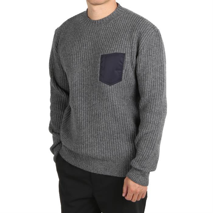 Maison Margiela Stitch Detail Crewneck Knit Sweater for Men