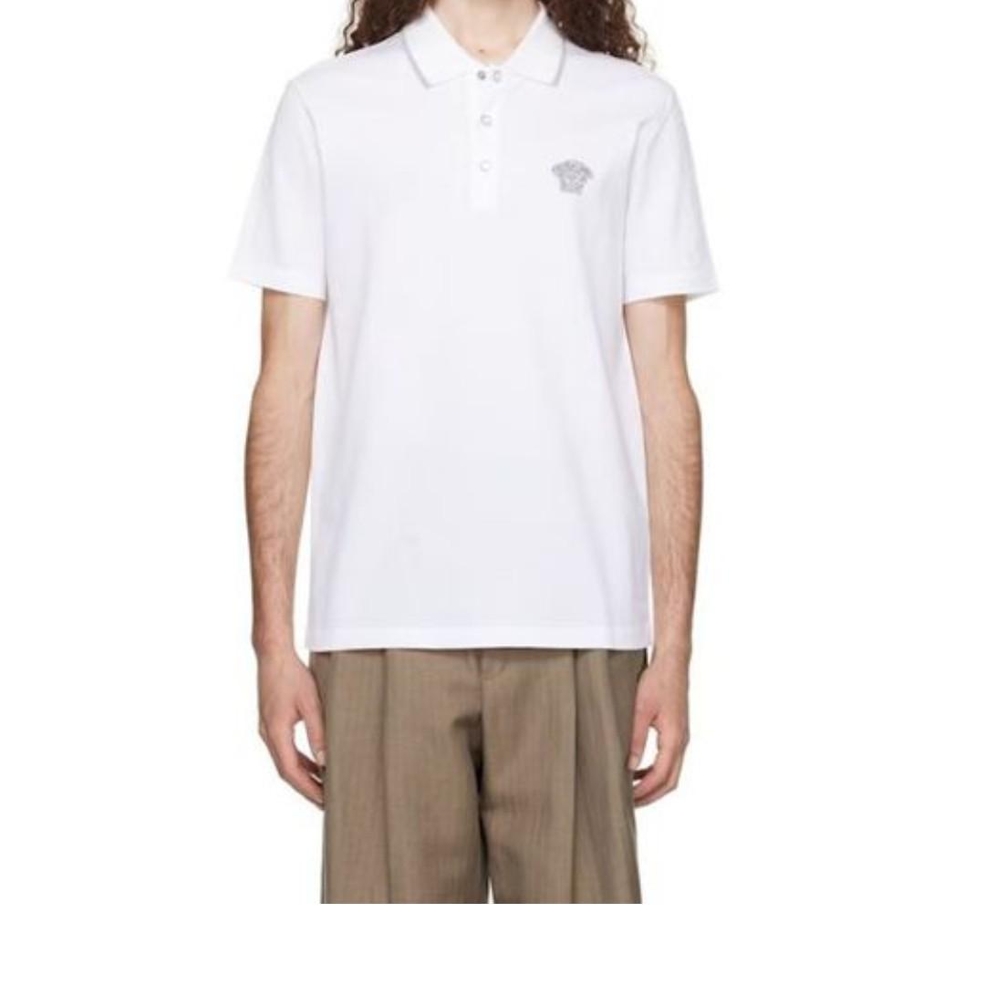 Versace Men’s Polo Collar T-Shirt A89507S A231377 W