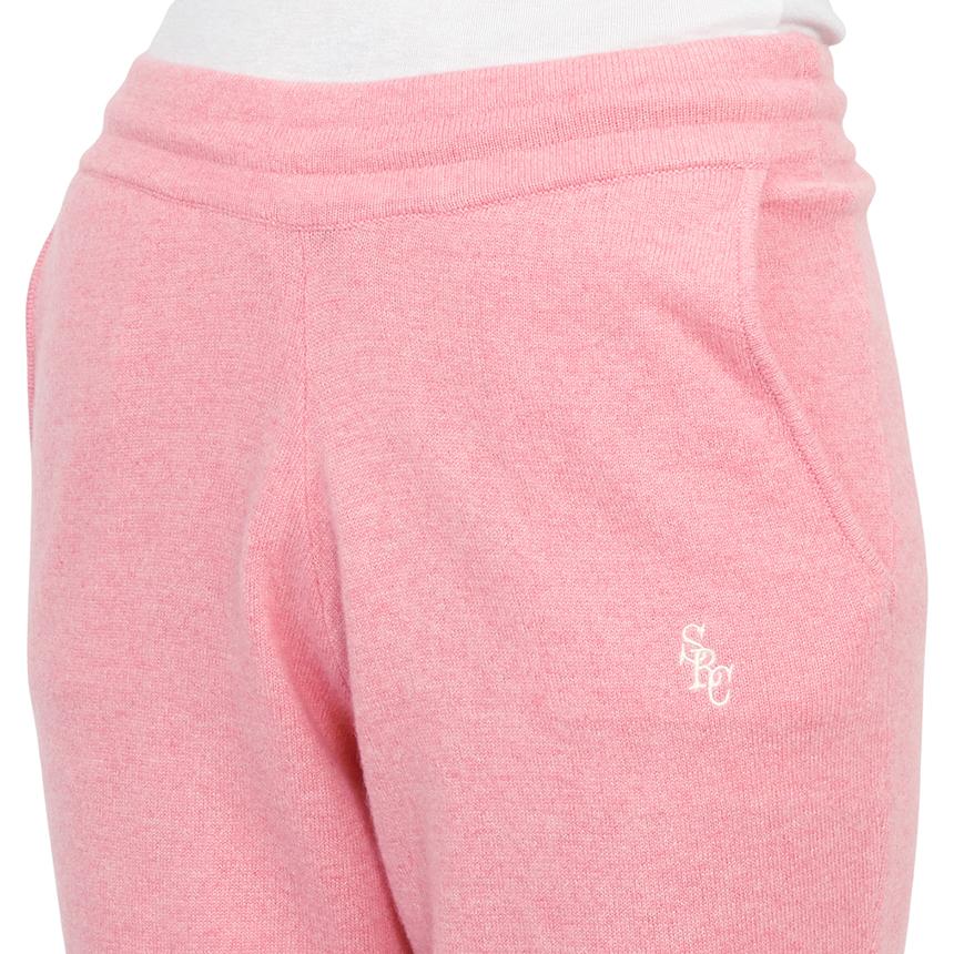 SPORTY&RICH Women’s Pink Sweatpants Classic Pants