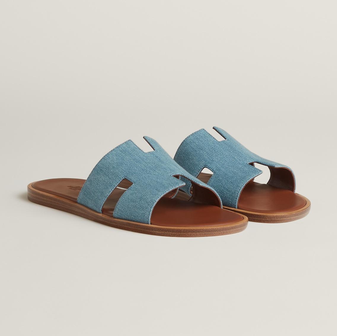 HERMES Izmir Men’s Denim Slide Sandals