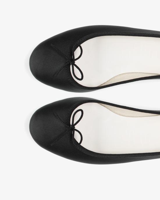 repetto Black Leather Ballet Flats V086VE410V086VE410