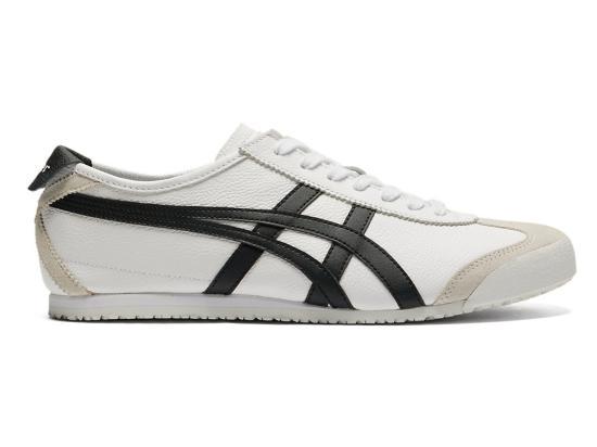 Onitsuka Tiger Mexico 66 White Black Leather Sneakers Men 1183 A201