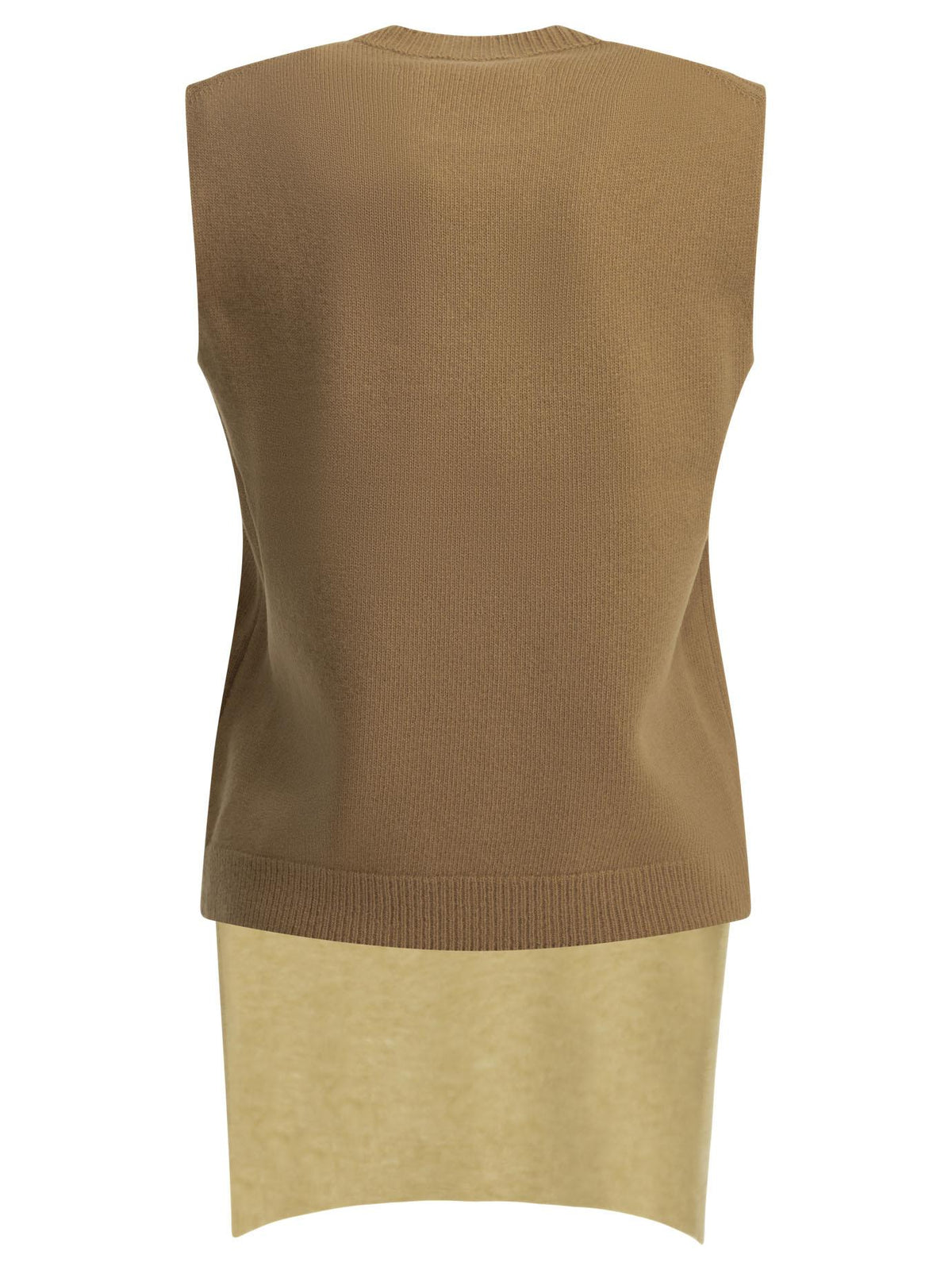Maison Margiela Gray Wool Knit Vest