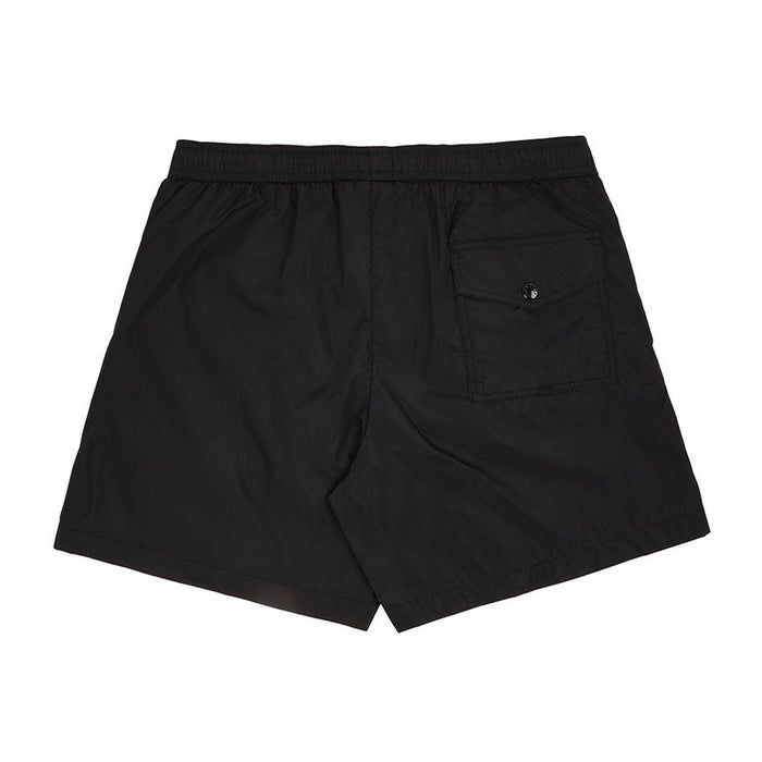 Moncler Logo Patch Swim Shorts Black Men’s Swimwear