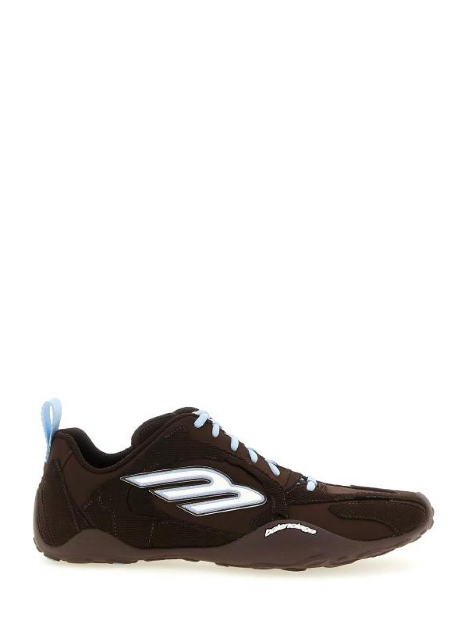 BALENCIAGA Monday Ultra Low-Top Sneakers White/Gray Leather