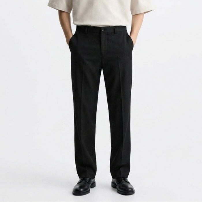 OUR LEGACY Black Worsted Wool Chino Dress Pants for Men