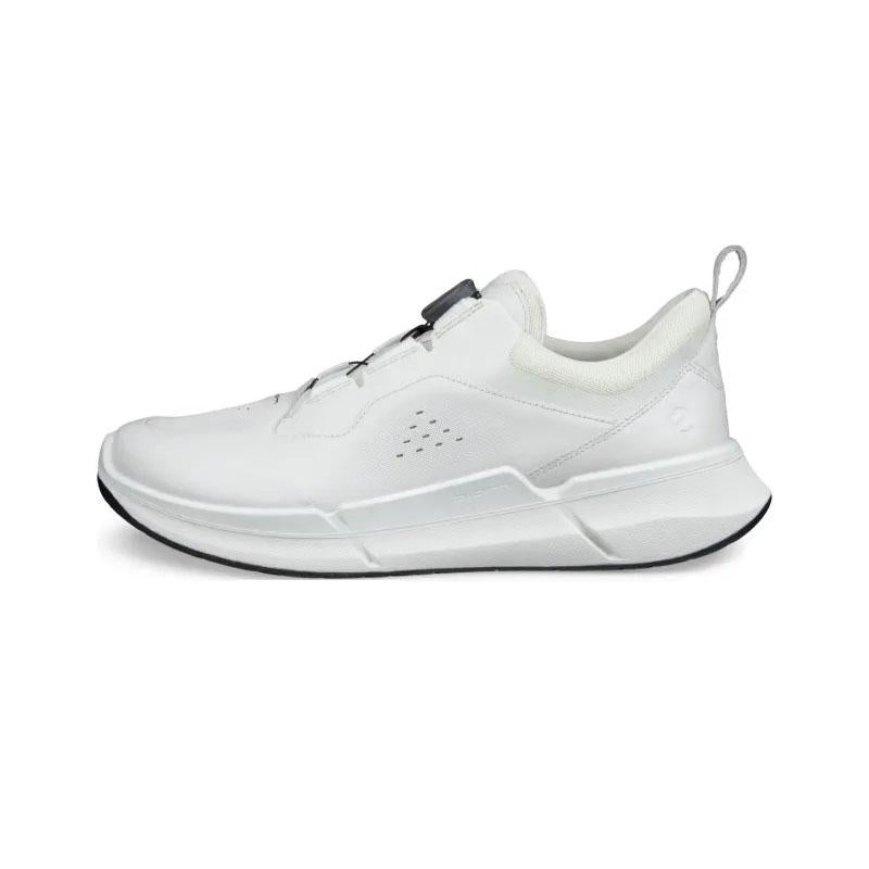 ecco BIOM 22 BOA White Leather Low-Top Men’s Sneakers 830864 01007
