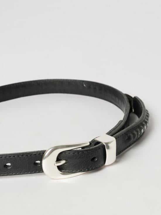 OUR LEGACY Black Leather Regular Belt