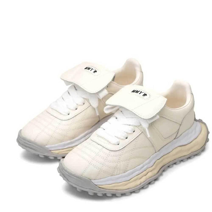 Maison Mihara Yasuhiro Scott OG Sole Leather Low-Top Sneakers White