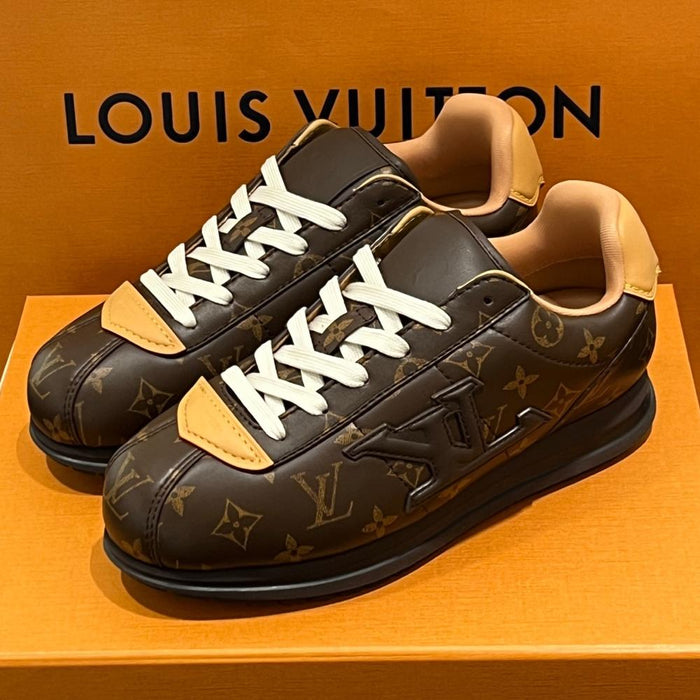 Louis Vuitton NIGO LV Buttersoft Brown Leather Low-Top Sneakers