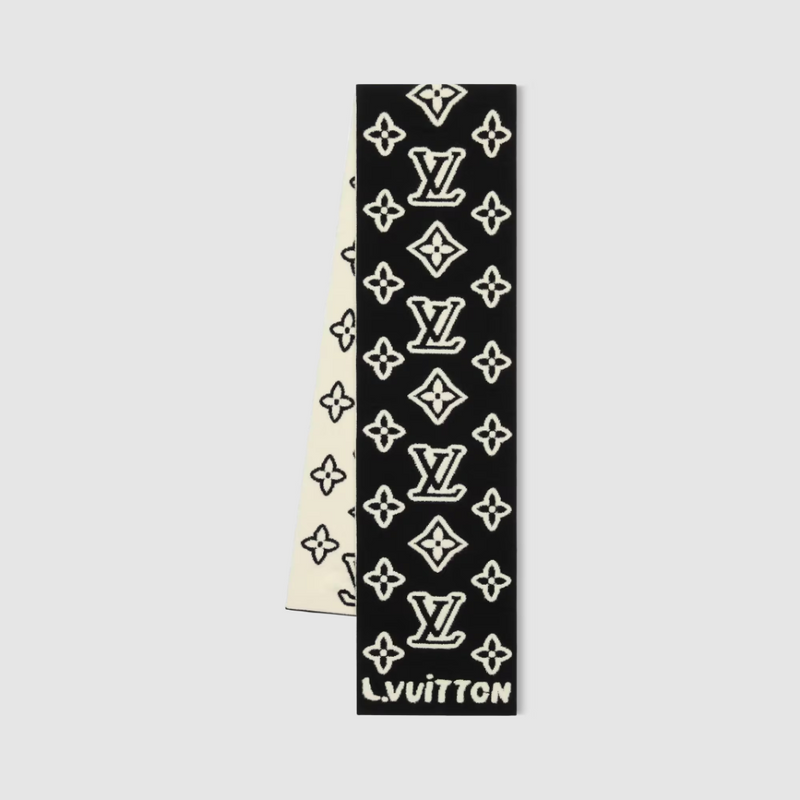 Louis Vuitton Monogram Blast Knitted Scarf M96963