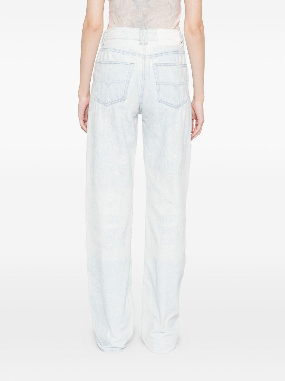 DIESEL Blue Denim Jeans Women’s Straight Leg Pants