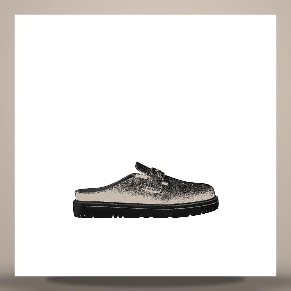 DIOR Black Suede Calfskin Boy Mule Slippers KDF135SUE S900