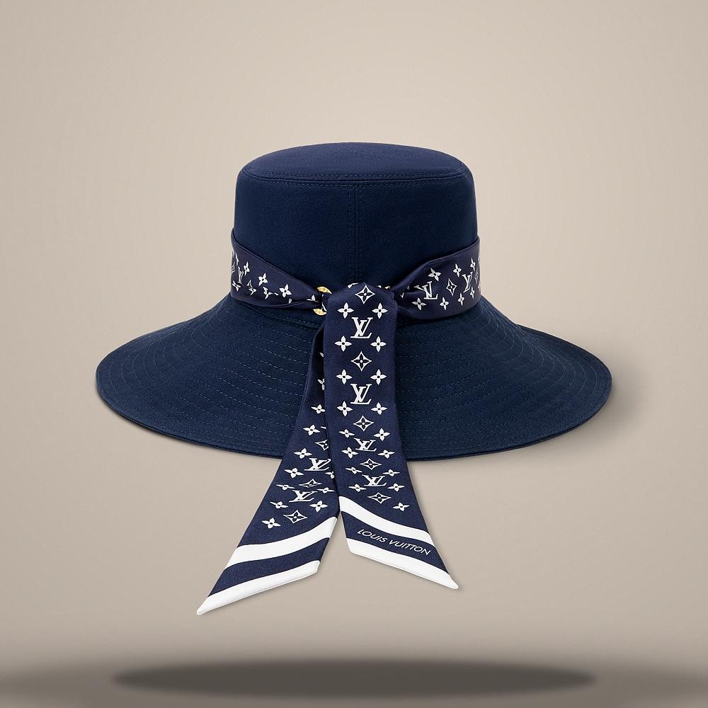 Louis Vuitton Monogram Silhouette Navy Blue Cap M5528