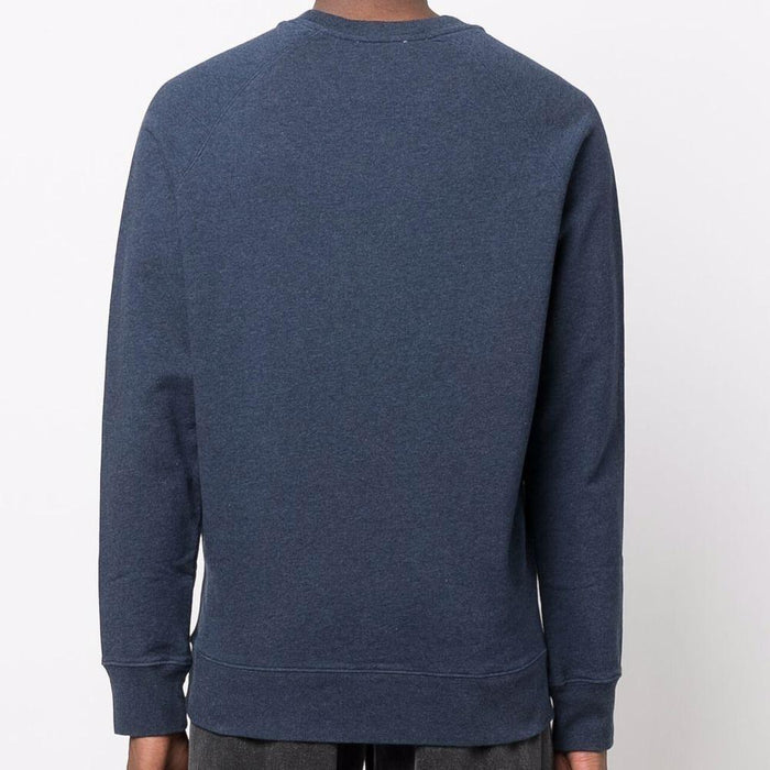 Maison Kitsune Men's Fox Head Patch Sweatshirt Navy IM00309KM0001 H481