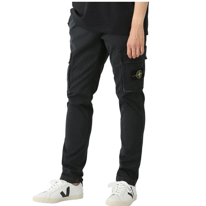 STONE ISLAND Twill Slim Fit Cargo Pants Men’s Classic Pants White