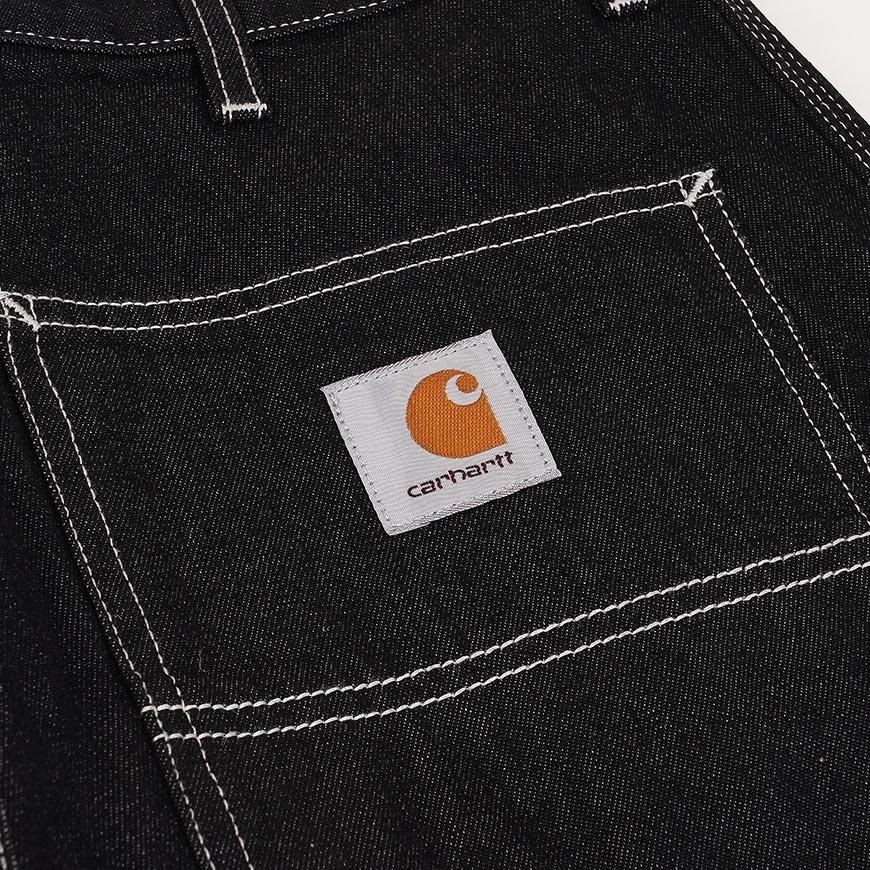CARHARTT WIP Men’s Simple Blue Denim Jeans Classic Pants