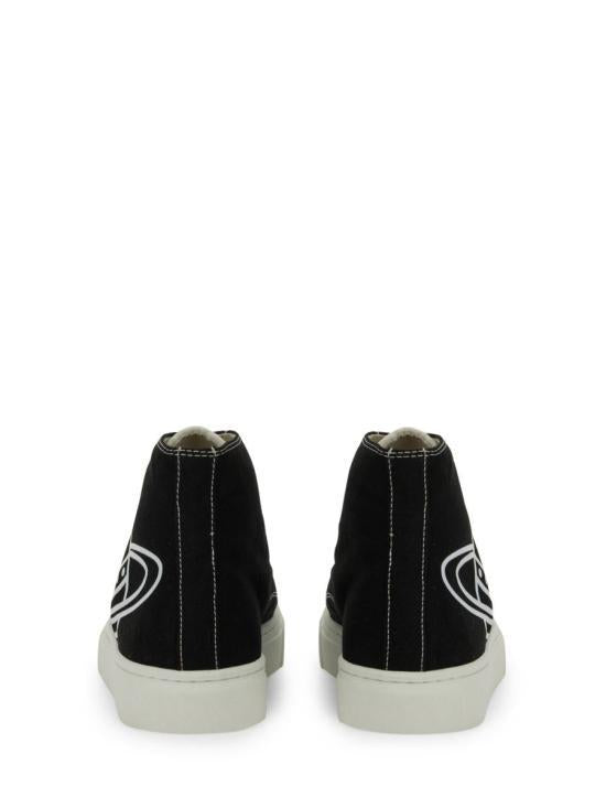 Vivienne Westwood Plimsoll High-Top Eco Sneakers White