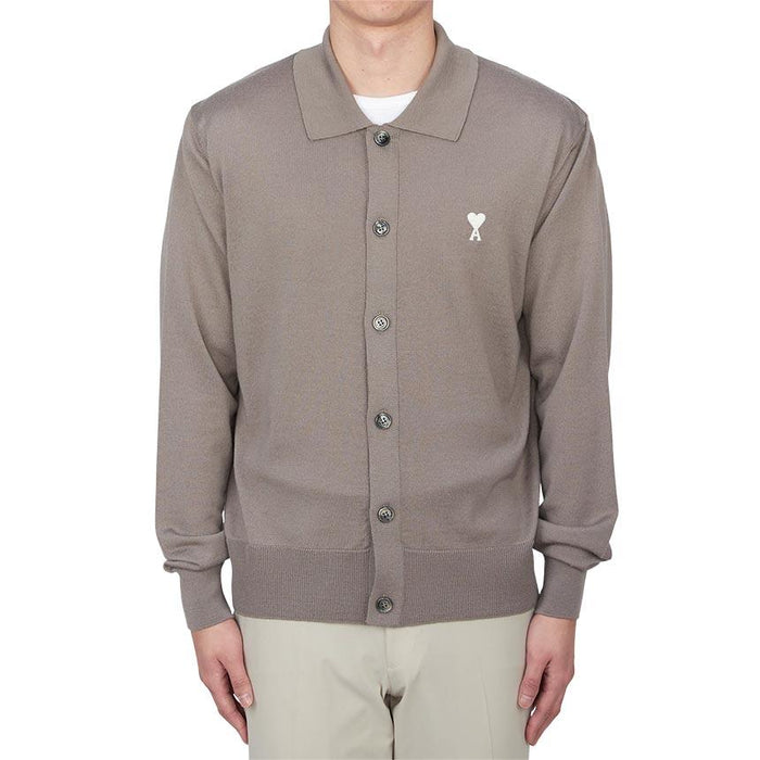 AMI Men’s Collar Cardigan HKC221 KN0025 0952