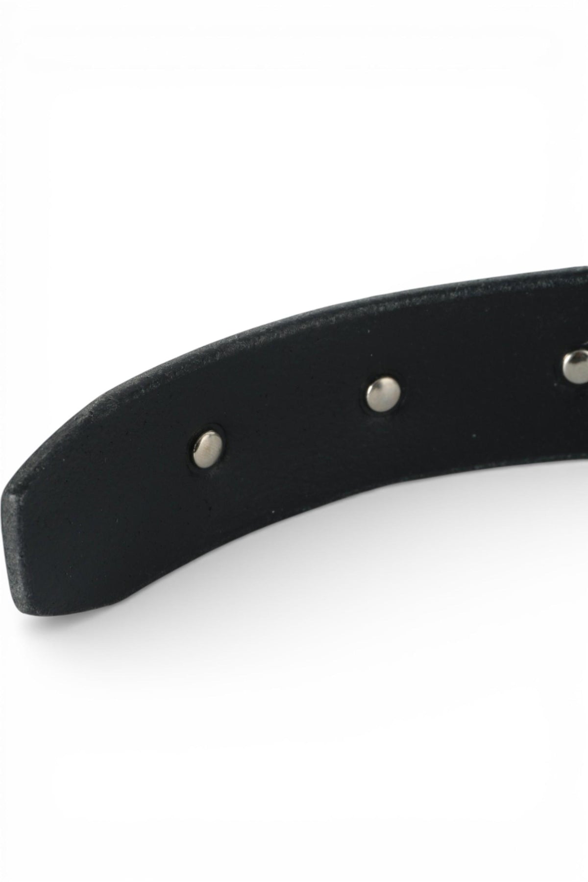 OUR LEGACY Black Leather 3cm Arrow Head Belt A42483B