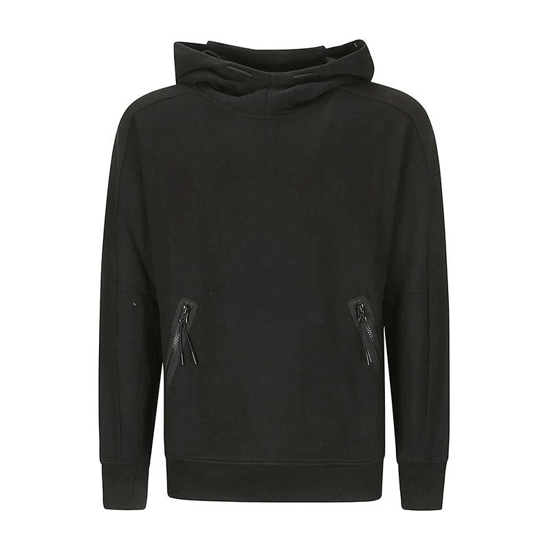 CP Company Goggle Hooded Sweatshirt Black Men's Hoodie
