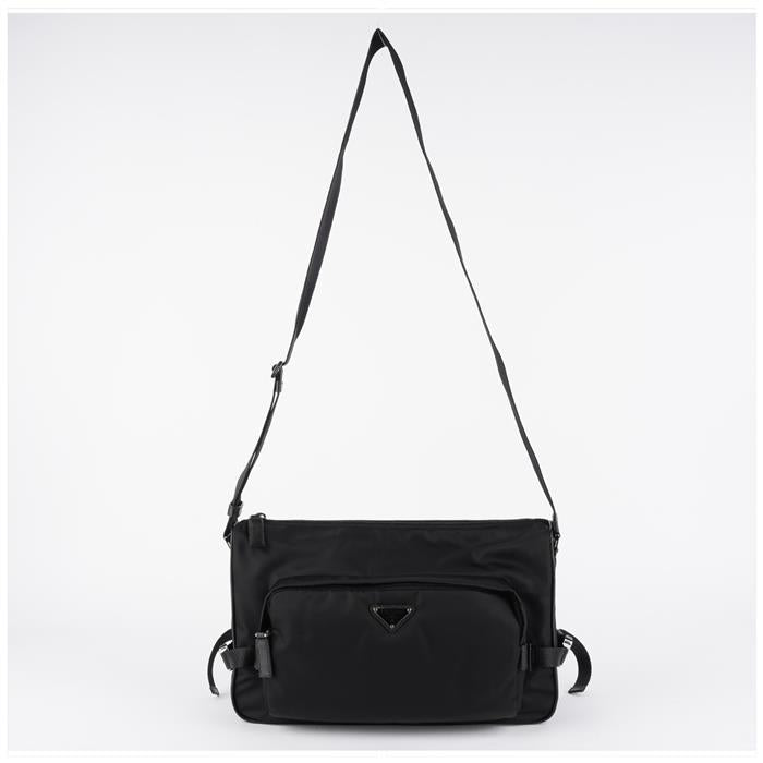 PRADA Triangle Logo Recycled Shoulder Bag Crossbody for Men 2VH191 2DMG F0002
