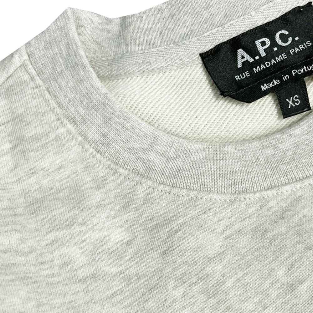 A.P.C. Sky Blue Logo Embroidered Sweatshirt