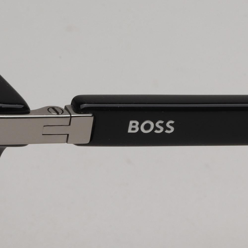 HUGO BOSS Black Square Acetate Asian Fit Unisex Sunglasses
