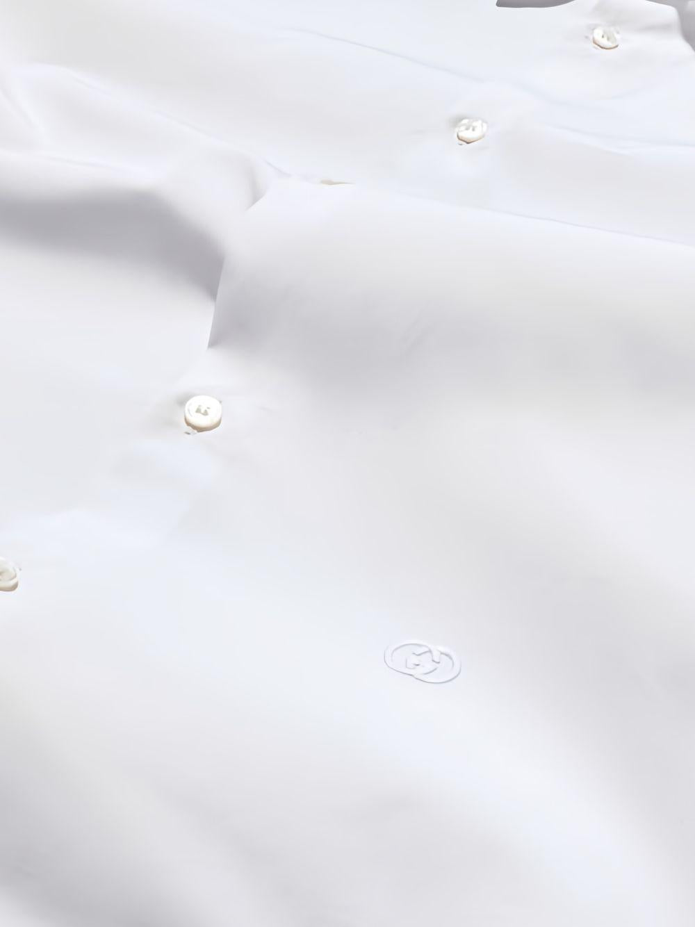 GUCCI Long Sleeve Dress Shirt Men’s White Cotton