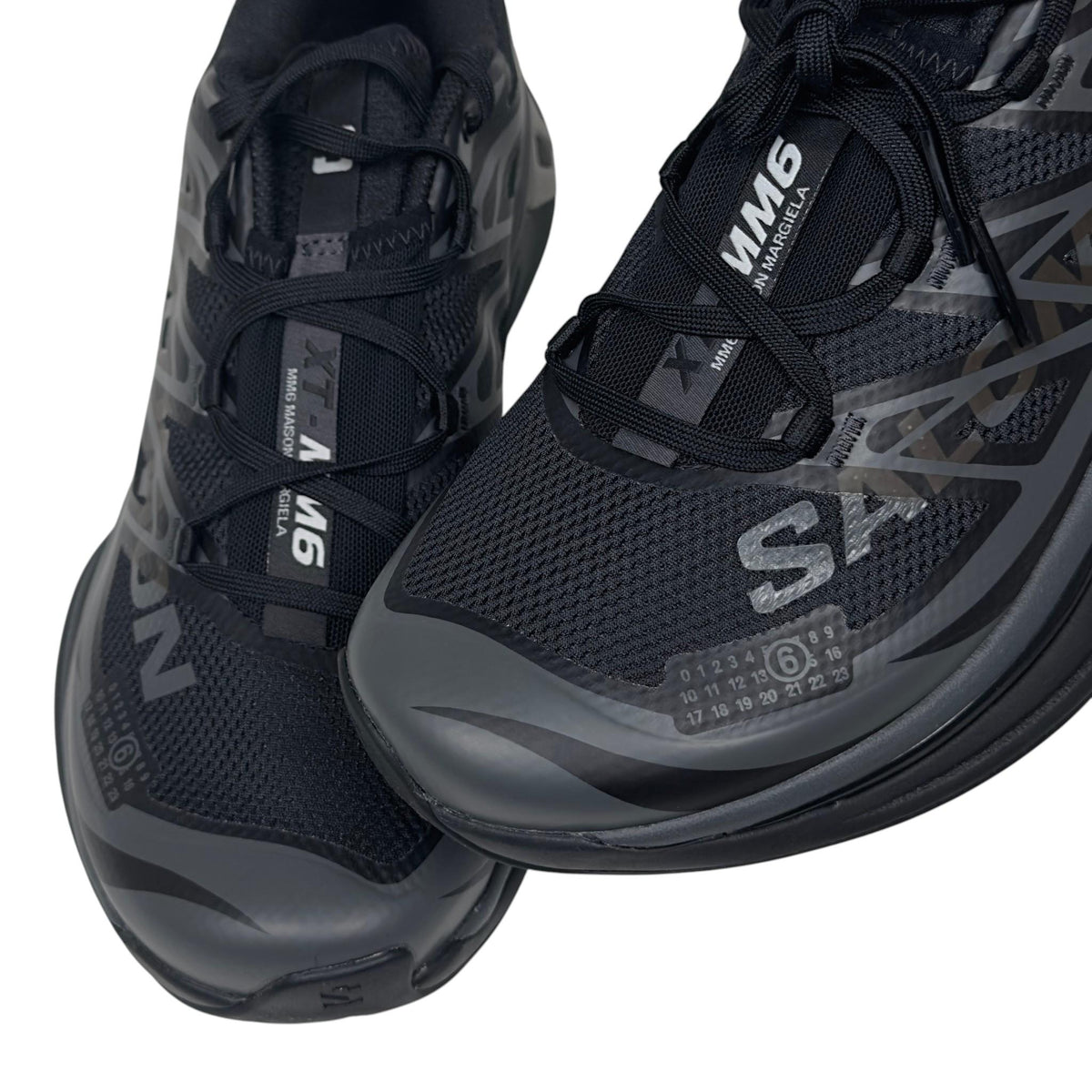 SALOMON x MM6 Maison Margiela XT Black Low-Top Sneakers