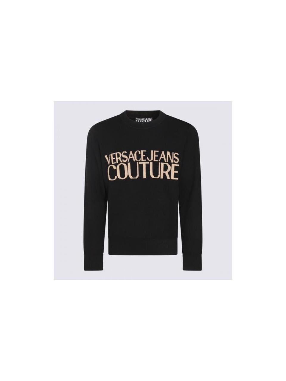 Versace Couture Logo Crewneck Sweater for Men 77GAFM01 CMH80 G89