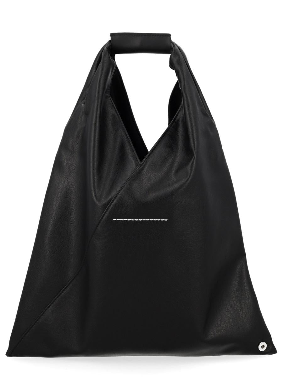 Maison Margiela Black Leather Shoulder Bag