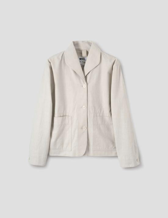 Margaret Howell Chalk Wool Suit Jacket WHJK0518 S26MFX